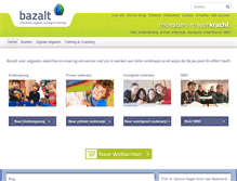 Tablet Screenshot of bazalt.nl